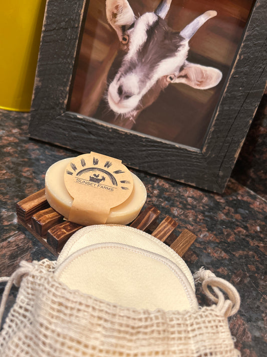 Set of 10 Natural Hemp Facial Rounds